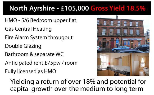 Example Three - Scotland, North Ayrshire - Gross Yield 18.5%